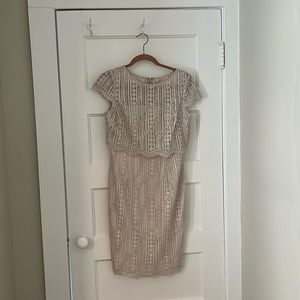 Adrianna Papell Ivory Dress